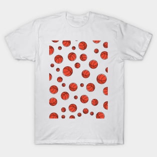 Basketball Pattern T-Shirt